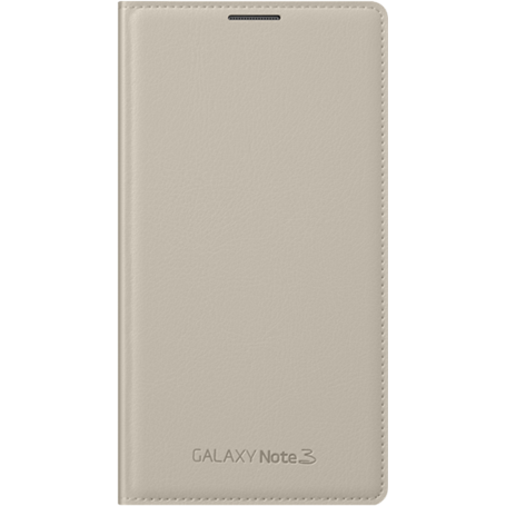 Etui à rabat Samsung EF-WN900BU beige pour Galaxy Note 3 N9000