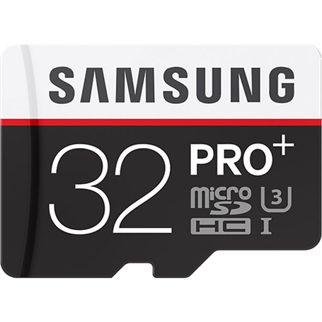 Carte mémoire Samsung micro SD Pro + 32 Go avec adaptateur SD