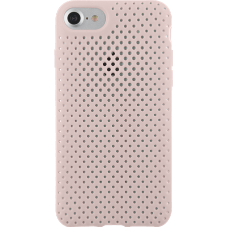 Coque semi-rigide rose Colorblock pour iPhone SE (2020)/8/7/6S/6