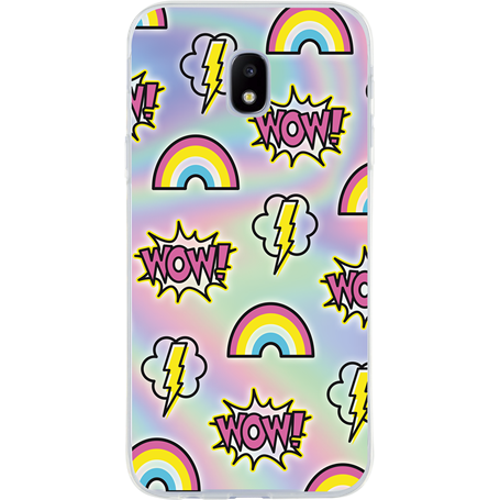 Coque rigide holographique Wow pour Galaxy J3 J330 2017