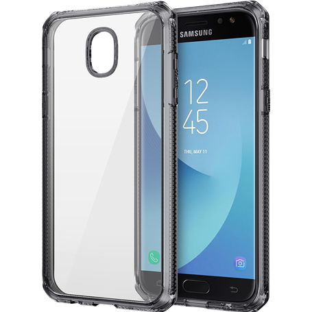 Coque rigide Itskins transparente et contour gris pour Samsung Galaxy 