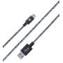 Câble Tissé USB A/USB C 2m Noir - 3A Bigben