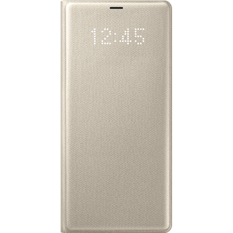 Etui folio LED View Cover Samsung EF-NN950PF doré pour Galaxy Note8 N9