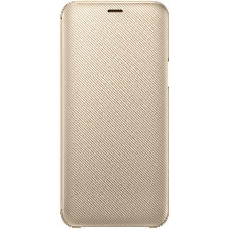 Etui à rabat Samsung EF-WJ600CF doré pour Galaxy J6 J600 2018