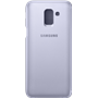 Etui à rabat Samsung EF-WJ600CV bleu lavande pour Galaxy J6 J600 2018