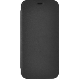 Etui folio noir pour Samsung Galaxy A6+ A605 2018