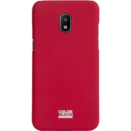 Coque rigide rouge Colorblock pour Samsung Galaxy J5 J530 2017