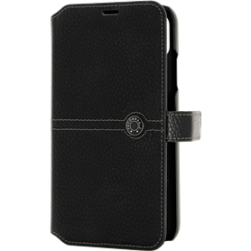 Etui folio Façonnable noir pour iPhone XS Max