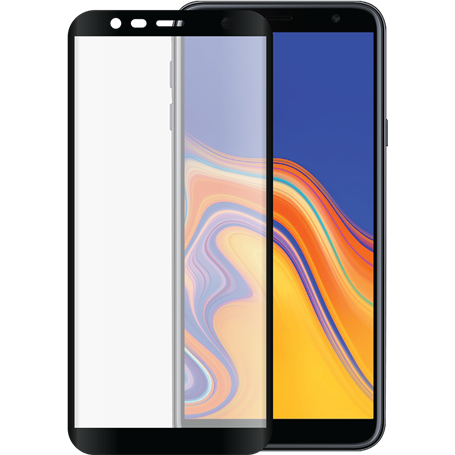 Protège-écran en verre trempé 2.5D contour noir pour Samsung Galaxy J4