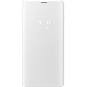 Etui folio LED View Cover Samsung EF-NG973PW blanc pour Galaxy S10 G97