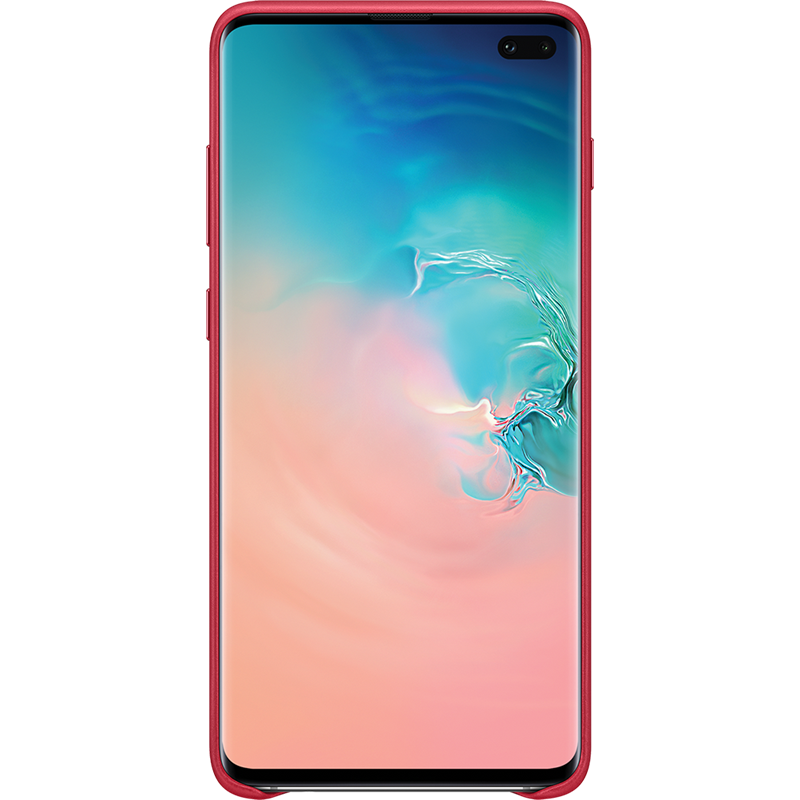 Image secondaire de Coque en Cuir pour Samsung G S10 Plus Bordeaux Samsung
