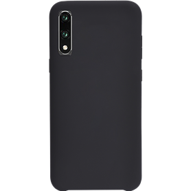 Coque rigide finition soft touch noire pour Huawei P30 Lite