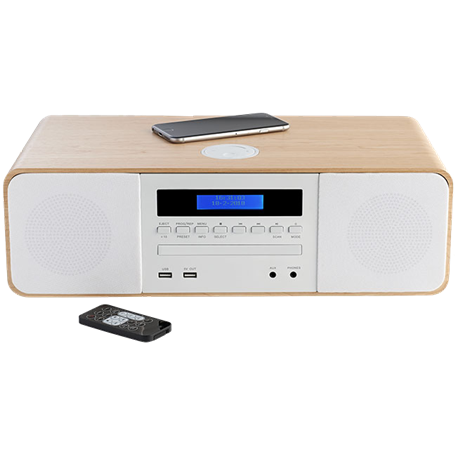 Micro chaine radio/CD/MP3/USB/Bluetooth + Charge Induction Thomson