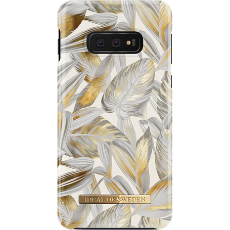 Coque Fashion Platinum Leaves pour Samsung G S10E Ideal Of Sweden