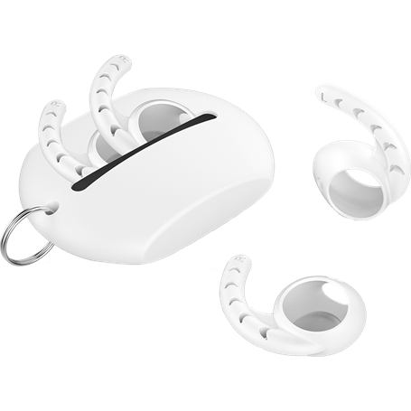 Embouts en silicone pour AirPods et étui de protection Puro