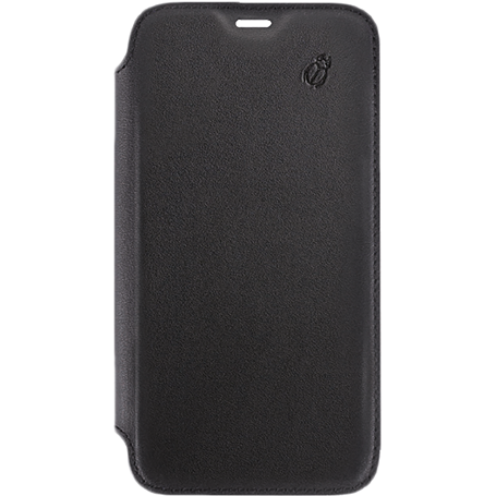 Folio en Cuir Noir avec dos transparent pour Apple iPhone 11 Pro Beetl