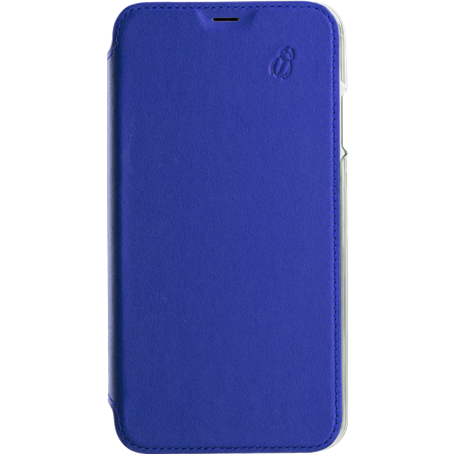 Folio en Cuir Bleu avec dos transparent pour Apple iPhone 11 Pro Beetl