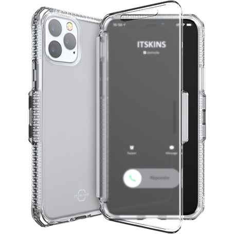 Etui folio Itskins Spectrum Vision clear transparent pour iPhone 11 Pr