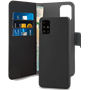 Folio Coque Magnétique 2 en 1 Noir pour Samsung G A71 Puro