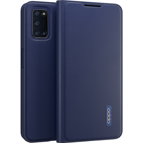 Folio Flip Cover Bleu pour Oppo A72 Oppo