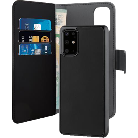 Folio Coque Magnétique 2 en 1 Noir pour Huawei P40 Puro