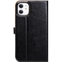 Etui Folio Wallet iPhone 11 Noir - Fermeture avec languette aimantée B