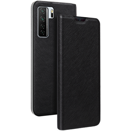 Etui Folio Huawei P40 Lite 5G Noir - Porte-carte intégré Bigben