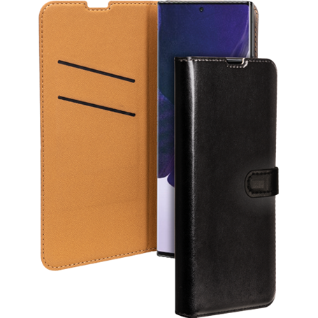 Etui Folio Wallet Samsung G Note 20 Noir - Fermeture avec languette ai