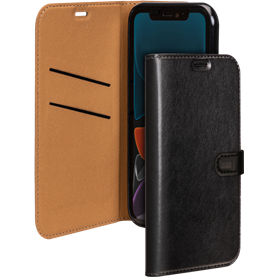 Etui Folio Wallet iPhone XR Noir - Fermeture avec languette aimantée B