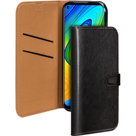 Etui Folio Wallet Xiaomi Redmi Note 9 Noir - Fermeture avec languette 