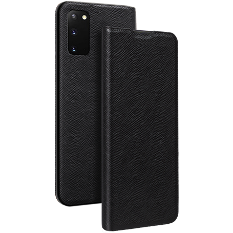 Etui Folio Samsung G S20FE Noir - Porte-carte intégré Bigben