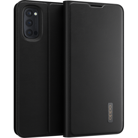 Folio Flip Cover Noir pour Oppo Reno 4 Oppo
