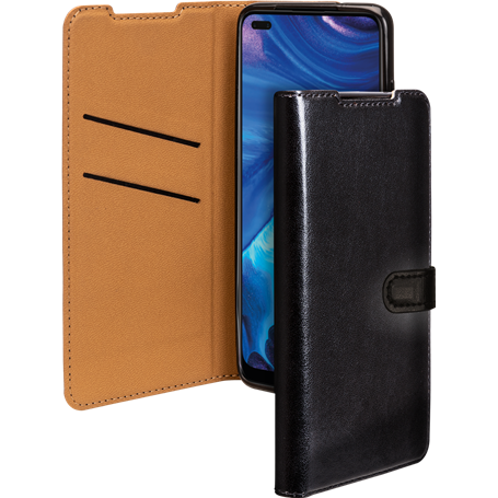 Etui Folio Wallet Oppo Reno 4Z Noir - Fermeture avec languette aimanté