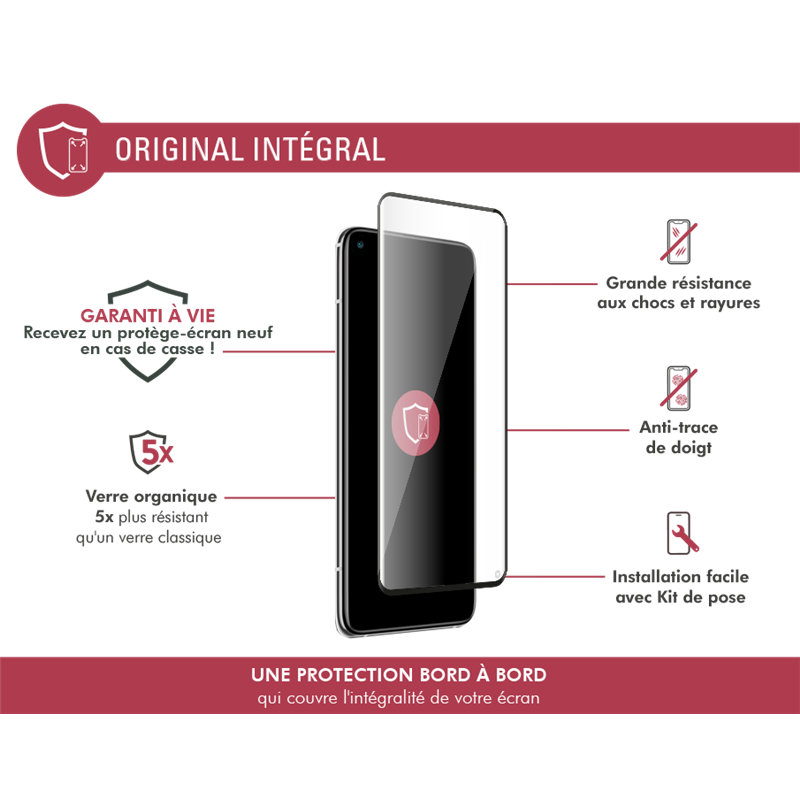 Image secondaire de Protège écran Xiaomi Mi 10T / Mi 10T Pro 5G 2.5D Original - Garanti à