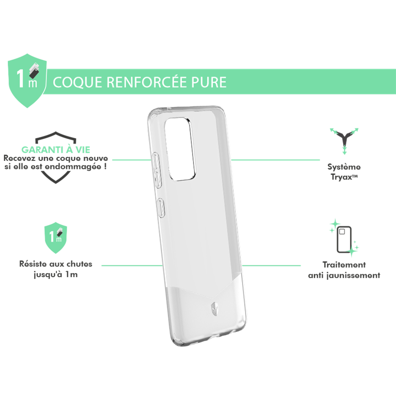Image secondaire de Coque Renforcée Samsung G A52 4G / A52 5G / A52s 5G PURE Transparente