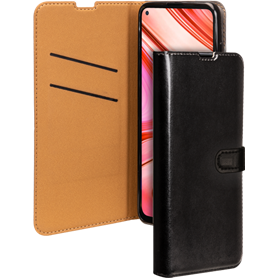 Etui Folio Wallet Xiaomi Redmi Note 9T Noir - Fermeture avec languette