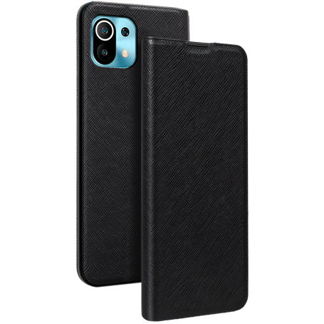 Etui Folio Xiaomi Mi 11 5G Noir - Porte-carte intégré Bigben