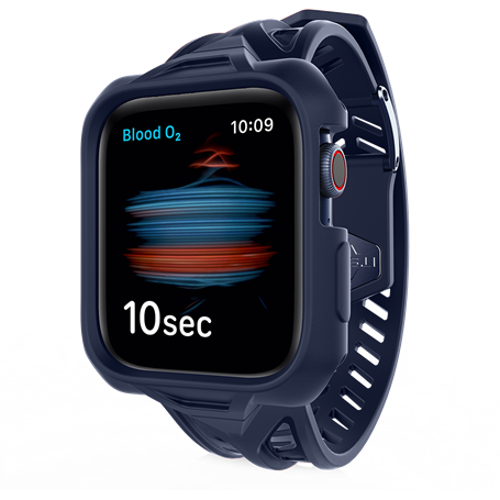 Bracelet Spectrum pour Apple Watch 42-44mm 42-44 mm Bleu Itskins