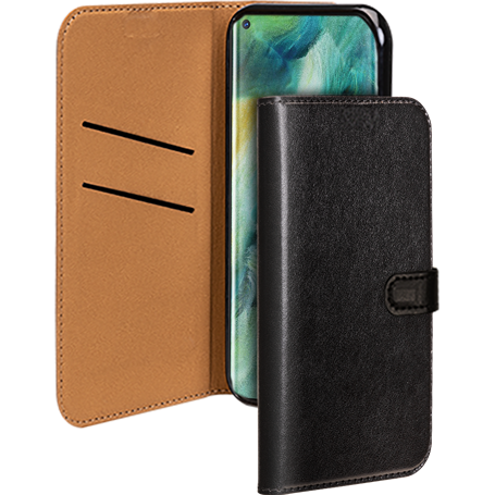 Etui Folio Wallet Oppo Find X3 Neo Noir - Fermeture avec languette aim