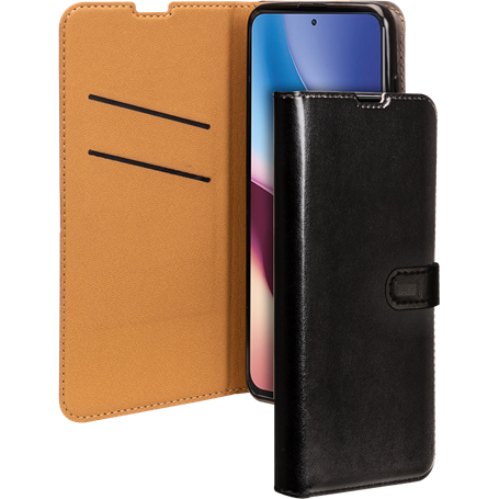 Etui Folio Wallet Xiaomi Mi 11i Noir - Fermeture avec languette aimant