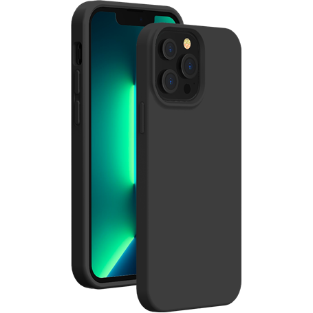 Coque Silicone SoftTouch Noire pour iPhone 13 Pro Bigben