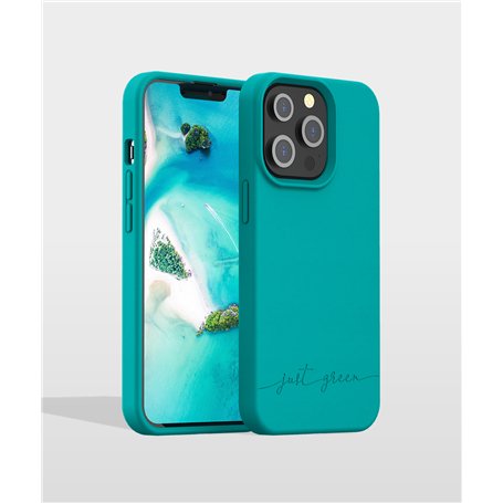 Coque Apple iPhone 13 Pro Natura Blue Lagoon - Eco-conçue Just Green