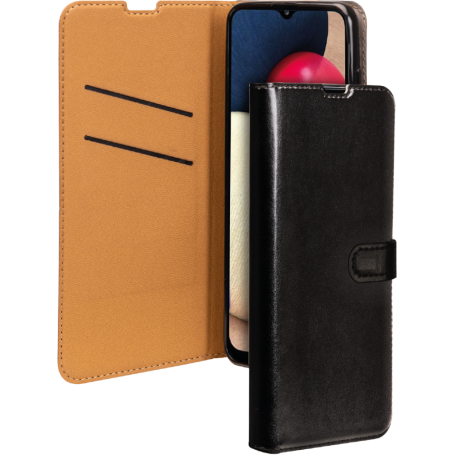 Etui Folio Wallet Samsung G A03s Noir - Fermeture avec languette aiman
