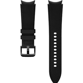 Bracelet Hybride en cuir pour G Watch 4 Classic 130mm, M/L Noir Samsun