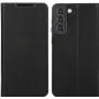 Etui Folio en Cuir Vegan Oslo Certifié GRS Noir pour Samsung G S22+ 5G