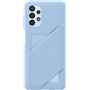 Coque Samsung G A13 4G souple Ultra fine avec porte-carte intégrée Ble