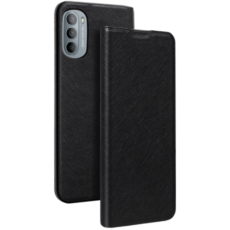Etui Folio Motorola MOTO G31 Noir - Porte-carte intégré Bigben