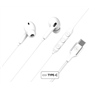 Ecouteurs USB C Intra-auriculaire Garanti à vie Conception renforcée B