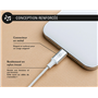 Ecouteurs USB C Intra-auriculaire Garanti à vie Conception renforcée B