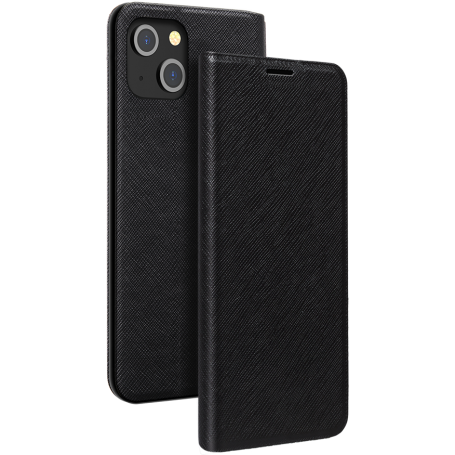 Etui Folio iPhone 14 Plus Noir - Porte-carte intégré Bigben